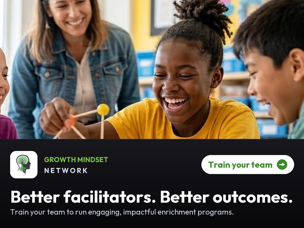 Growth Mindset Network — online facilitator training for enrichment programs
